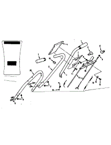 Upper Handle Assembly parts for Craftsman Walk-Behind Lawn Mower 17481562 from AppliancePartsPros.com