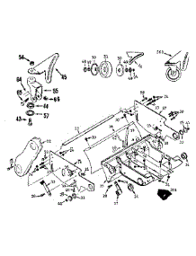 Castor Assembly parts for Craftsman Walk-Behind Lawn Mower 17481563 from AppliancePartsPros.com