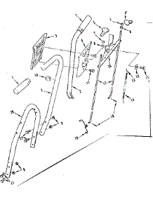 Upper Handle Assembly parts for Craftsman Walk-Behind Lawn Mower 17481670 from AppliancePartsPros.com