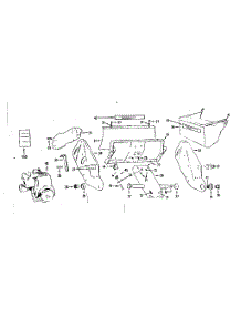 Frame parts for Craftsman Walk-Behind Lawn Mower 17491281 from AppliancePartsPros.com