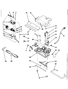 Nozzle And Motor Assembly parts for Kenmore Upright Vacuum 175.2731380 (1752731380, 175 2731380) from AppliancePartsPros.com