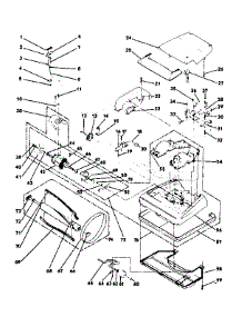 Nozzle And Motor Assembly parts for Kenmore Upright Vacuum 175.3192282 (1753192282, 175 3192282) from AppliancePartsPros.com