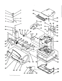 Nozzle And Motor Assembly parts for Kenmore Upright Vacuum 175.3192283 (1753192283, 175 3192283) from AppliancePartsPros.com