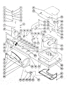 Nozzle And Motor Assembly parts for Kenmore Upright Vacuum 175.3195080 (1753195080, 175 3195080) from AppliancePartsPros.com