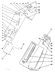 Handle And Bag Housing parts for Kenmore Upright Vacuum 175.3195081 (1753195081, 175 3195081) from AppliancePartsPros.com