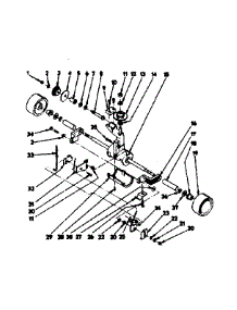 Wheel And Axel Assembly parts for Kenmore Upright Vacuum 175.3195082 (1753195082, 175 3195082) from AppliancePartsPros.com