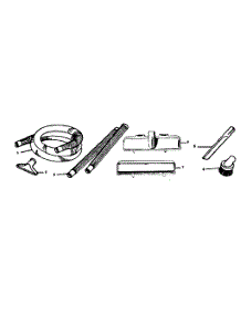 Standard Attachment Kit Model 175.3615 parts for Kenmore Upright Vacuum 175.3195082 (1753195082, 175 3195082) from AppliancePartsPros.com