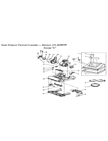 Figure "C" parts for Kenmore Upright Vacuum 175.3248590 (1753248590, 175 3248590) from AppliancePartsPros.com