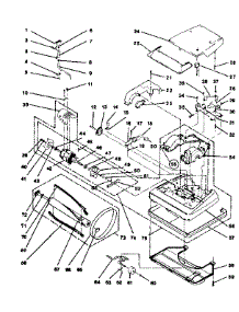 Nozzle And Motor Assembly parts for Kenmore Upright Vacuum 175.3292281 (1753292281, 175 3292281) from AppliancePartsPros.com