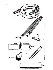 Standard Attachment Kit Model 175.3615 (Optional) parts for Kenmore Upright Vacuum 175.3292281 (1753292281, 175 3292281) from AppliancePartsPros.com