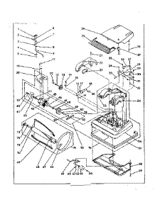 Nozzle And Motor Assembly parts for Kenmore Upright Vacuum 175.3292283 (1753292283, 175 3292283) from AppliancePartsPros.com