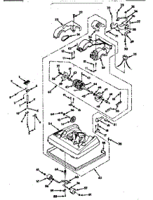 Nozzle And Motor Assembly parts for Kenmore Upright Vacuum 175.3480181 (1753480181, 175 3480181) from AppliancePartsPros.com