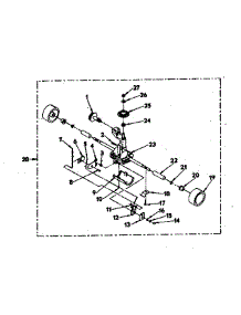Wheel And Axel Assembly parts for Kenmore Upright Vacuum 175.3490180 (1753490180, 175 3490180) from AppliancePartsPros.com
