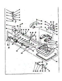 Nozzle And Motor Assembly parts for Kenmore Upright Vacuum 175.3490180 (1753490180, 175 3490180) from AppliancePartsPros.com
