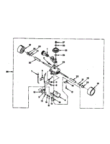 Figure "B" parts for Kenmore Upright Vacuum 175.3490181 (1753490181, 175 3490181) from AppliancePartsPros.com