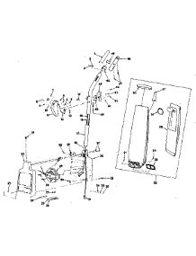 Figure "C" parts for Kenmore Upright Vacuum 175.3490181 (1753490181, 175 3490181) from AppliancePartsPros.com