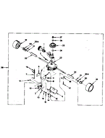 Wheel And Axel Assembly parts for Kenmore Upright Vacuum 175.3590180 (1753590180, 175 3590180) from AppliancePartsPros.com