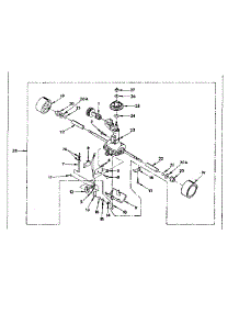 Wheel And Axel Assembly parts for Kenmore Upright Vacuum 175.3590181 (1753590181, 175 3590181) from AppliancePartsPros.com