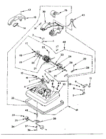 Nozzle And Motor Assembly parts for Kenmore Upright Vacuum 175.3590181 (1753590181, 175 3590181) from AppliancePartsPros.com