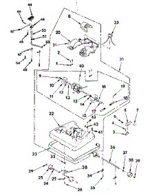 Nozzle And Motor Assembly parts for Kenmore Upright Vacuum 175.3695180 (1753695180, 175 3695180) from AppliancePartsPros.com