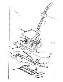 Unit Parts parts for Kenmore Upright Vacuum 175.3695181 (1753695181, 175 3695181) from AppliancePartsPros.com