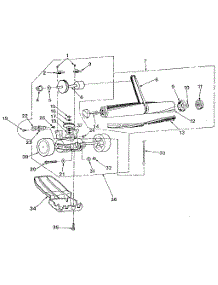 Transmission Assembly parts for Kenmore Upright Vacuum 175.3780280 (1753780280, 175 3780280) from AppliancePartsPros.com