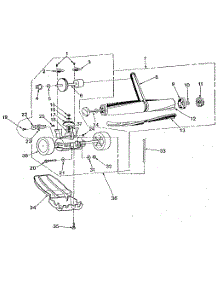 Transmission Assembly parts for Kenmore Upright Vacuum 175.3790280 (1753790280, 175 3790280) from AppliancePartsPros.com