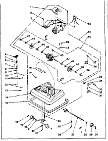 Nozzle And Motor Assembly parts for Kenmore Upright Vacuum 175.3866180 (1753866180, 175 3866180) from AppliancePartsPros.com