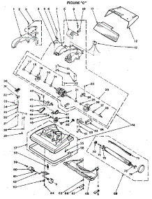 Nozzle And Motor Assembly parts for Kenmore Upright Vacuum 175.3927580 (1753927580, 175 3927580) from AppliancePartsPros.com