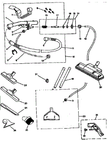 Hose Assembly parts for Kenmore Carpet Cleaner 175.8590990 (1758590990, 175 8590990) from AppliancePartsPros.com