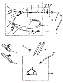 Hose Assembly parts for Kenmore Central Vacuum 175.8670190 (1758670190, 175 8670190) from AppliancePartsPros.com
