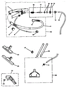 Hose Assembly parts for Kenmore Carpet Cleaner 175.8670390 (1758670390, 175 8670390) from AppliancePartsPros.com