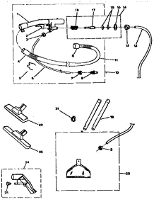 Hose Assembly parts for Kenmore Carpet Cleaner 175.8670490 (1758670490, 175 8670490) from AppliancePartsPros.com