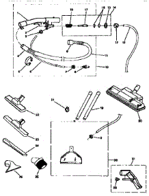 Sears Home Cleaning System parts for Kenmore Central Vacuum 175.8690190 (1758690190, 175 8690190) from AppliancePartsPros.com