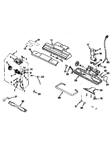 Nozzle And Motor Assembly parts for Kenmore Carpet Cleaner 175.8690390 (1758690390, 175 8690390) from AppliancePartsPros.com