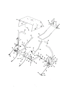 Deck Lift & Controls, 42 & 50" Decks parts for Mtd Rear-Engine Riding Mower 17AC2ACG055 from AppliancePartsPros.com