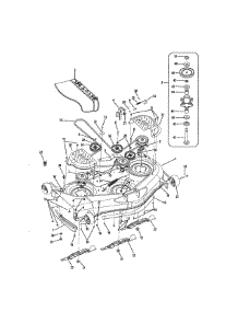 50" Mower Deck parts for Mtd Rear-Engine Riding Mower 17AC2ACG055 from AppliancePartsPros.com