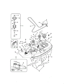 Mower Deck, 42" parts for Mtd Rear-Engine Riding Mower 17AD2ACP004 from AppliancePartsPros.com