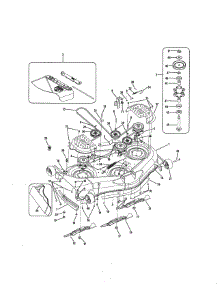 Mower Deck, 50" parts for Mtd Rear-Engine Riding Mower 17AD2ACP004 from AppliancePartsPros.com
