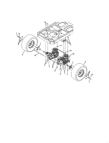Rear Drive & Wheels, 42" / 50" parts for Mtd Rear-Engine Riding Mower 17AD2ACP004 from AppliancePartsPros.com