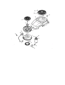 Starter / Blower Housing parts for Cub Cadet Rear-Engine Riding Mower 17AE2ACG756 from AppliancePartsPros.com