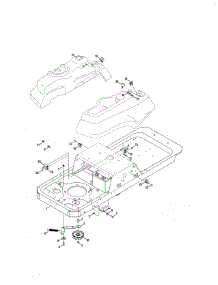 Frame parts for Mtd Rear-Engine Riding Mower 17AF2ACK099 from AppliancePartsPros.com