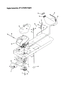 Engine Connection 50" Kohler parts for Mtd Rear-Engine Riding Mower 17AF2ACP001 from AppliancePartsPros.com