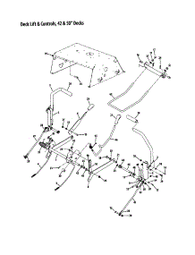 42" / 50" Deck Lift / Control parts for Mtd Rear-Engine Riding Mower 17AF2ACP001 from AppliancePartsPros.com