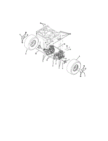 Rear Drive & Wheels parts for Cub Cadet Rear-Engine Riding Mower 17AI2ACP056 from AppliancePartsPros.com