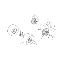 Wheels parts for Cub Cadet Rear-Engine Riding Mower 17AI5BHB056 from AppliancePartsPros.com