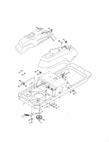 Frame parts for Mtd Rear-Engine Riding Mower 17AK2ACS099 from AppliancePartsPros.com