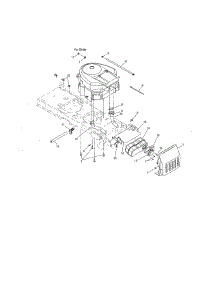 Muffler parts for Mtd Front-Engine Lawn Tractor 17AK9TKR099 from AppliancePartsPros.com