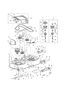 Deck / Spindle Assembly parts for Mtd Front-Engine Lawn Tractor 17AK9TKR099 from AppliancePartsPros.com