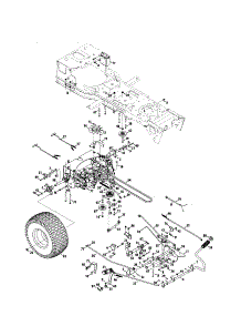 Transmission parts for Mtd Front-Engine Lawn Tractor 17AK9TKR099 from AppliancePartsPros.com